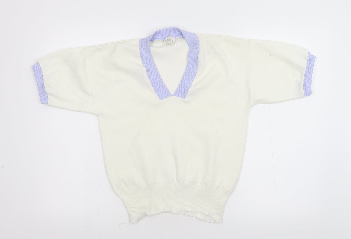 Preworn Womens Ivory  Knit Pullover Jumper Size M