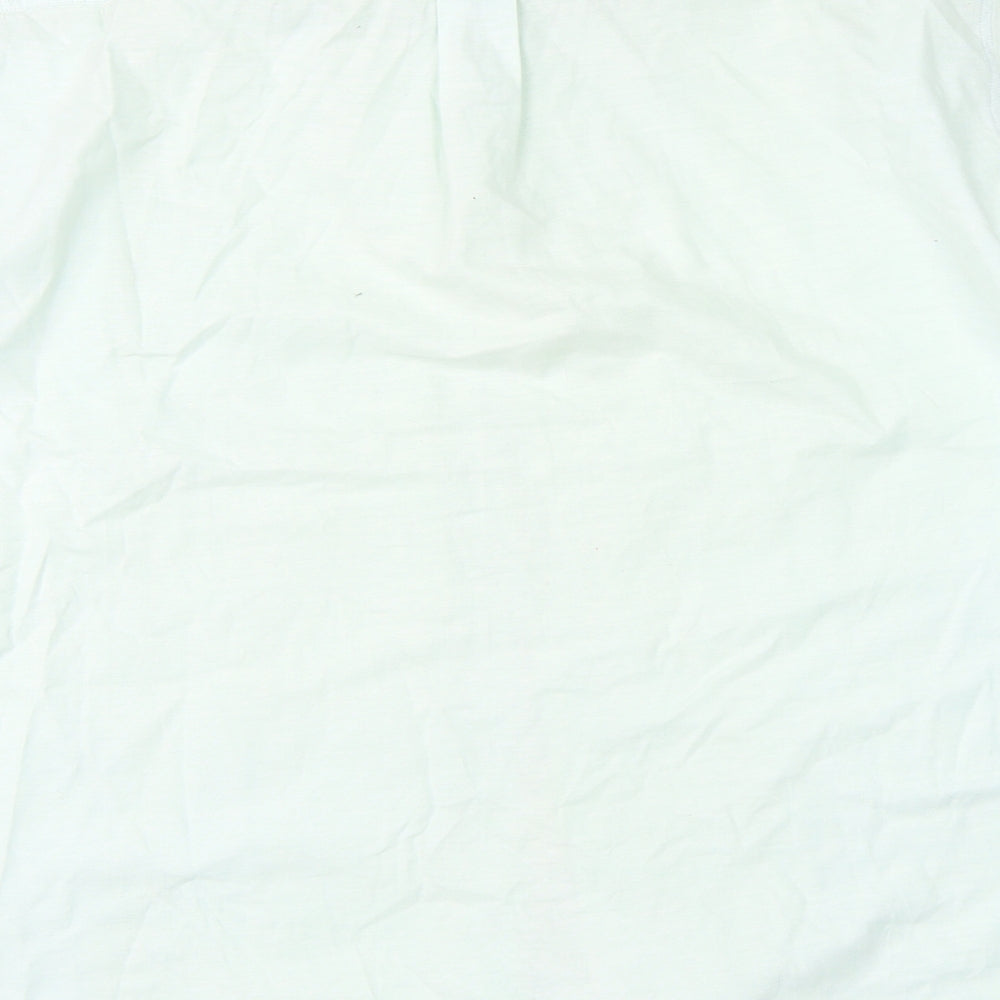 Morgan Mens Green    Button-Up Size 46