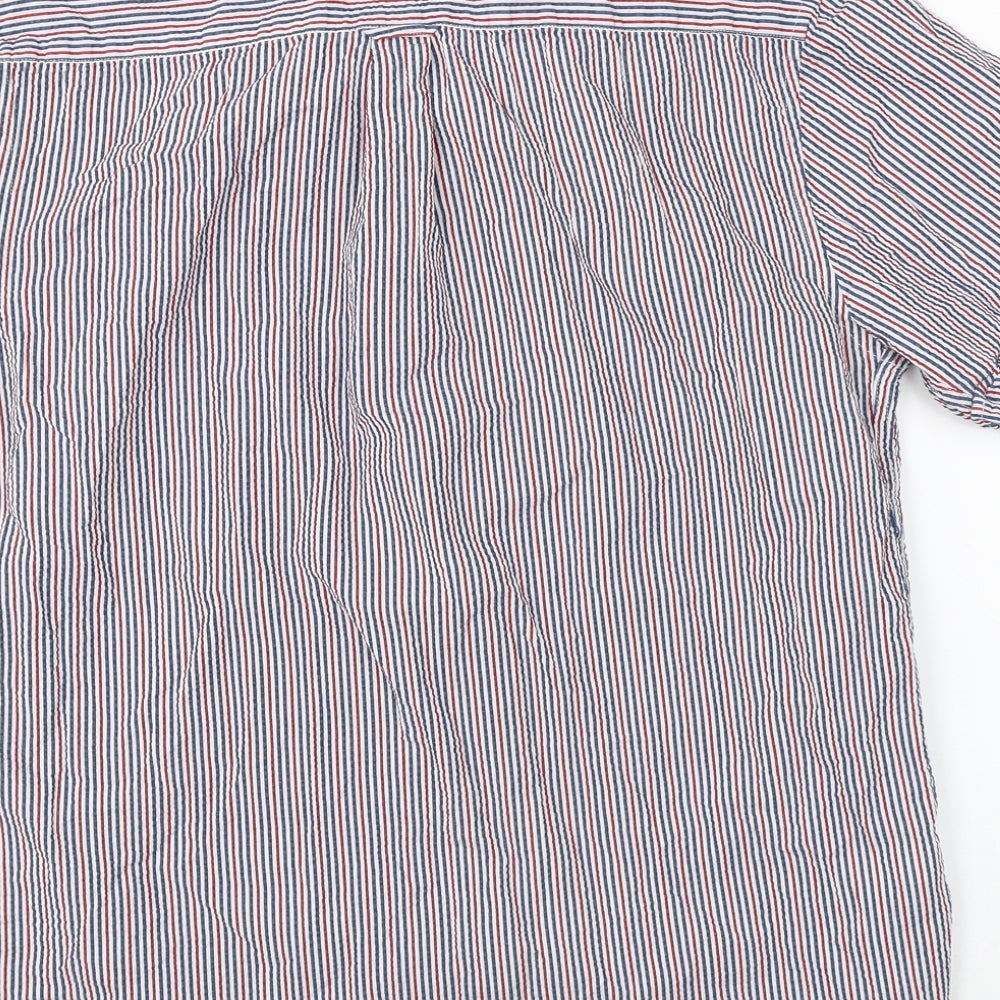Marks & Spencer Mens Multicoloured Striped   Button-Up Size S
