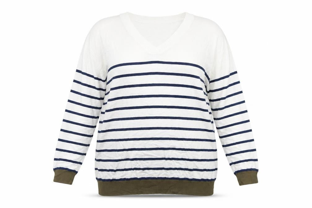 Capsule Womens Multicoloured Striped Tunic Jumper Size 16