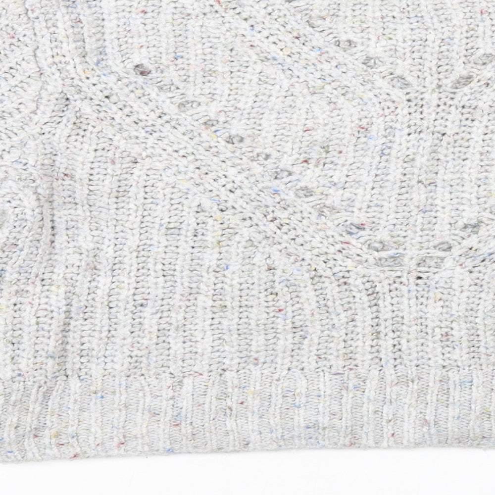 Top Shop Womens Grey   Pullover Jumper Size M