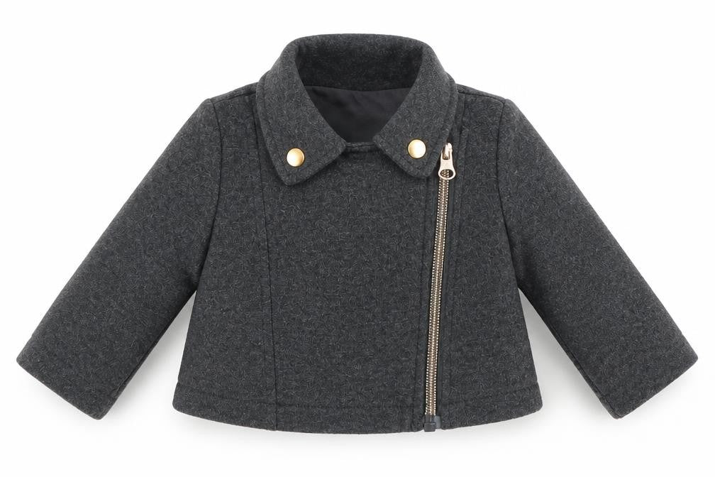 Primark Baby Grey   Overcoat Coat Size 3-6 Months