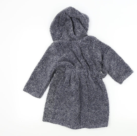 Peackocks Boys Blue    Robe Size 3-4 Years  - Pockets