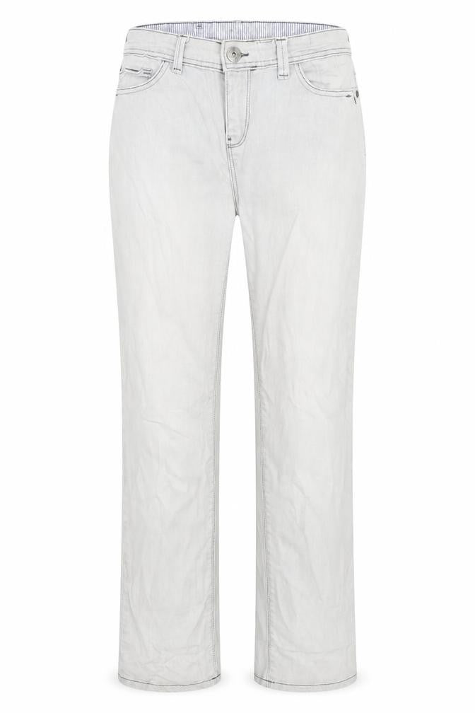 Next Womens Grey  Denim Straight Jeans Size 10 L30 in