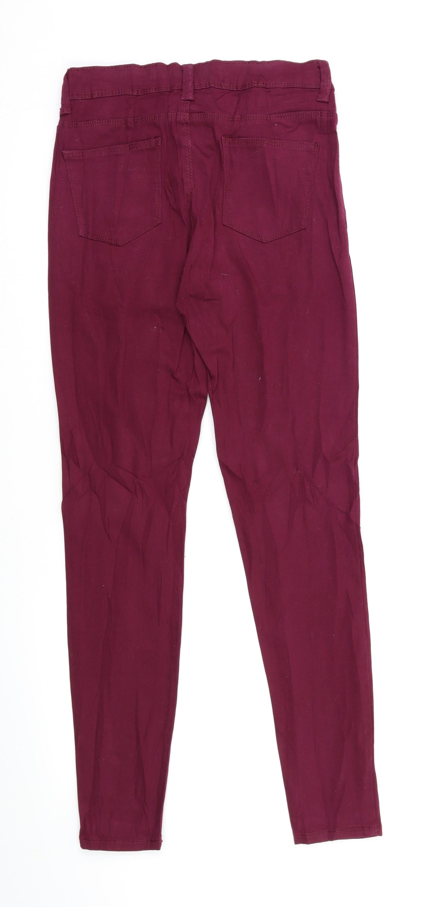Primark Womens Purple   Skinny Jeans Size 8 L28 in