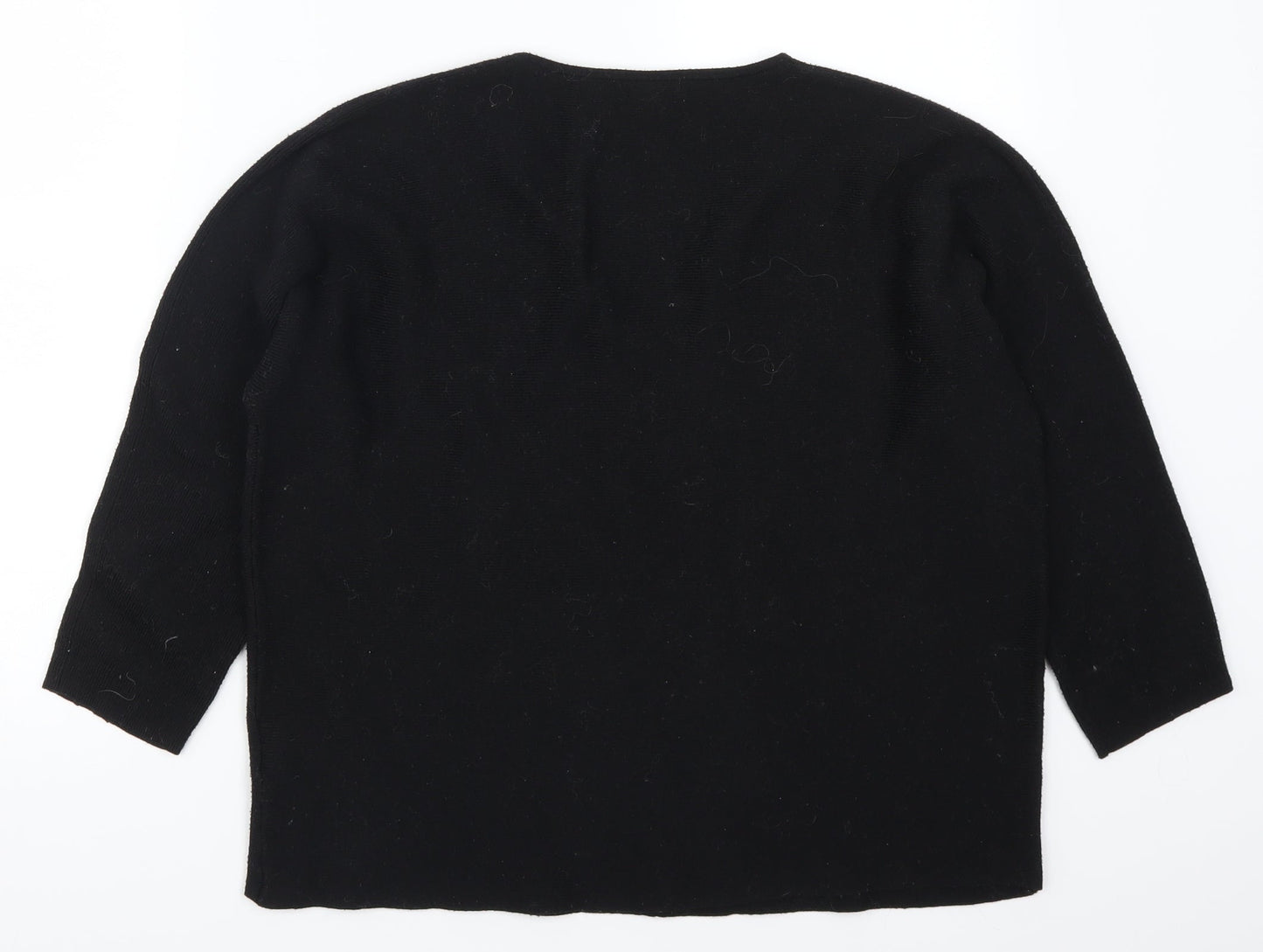 H&M Womens Black   Pullover Jumper Size M