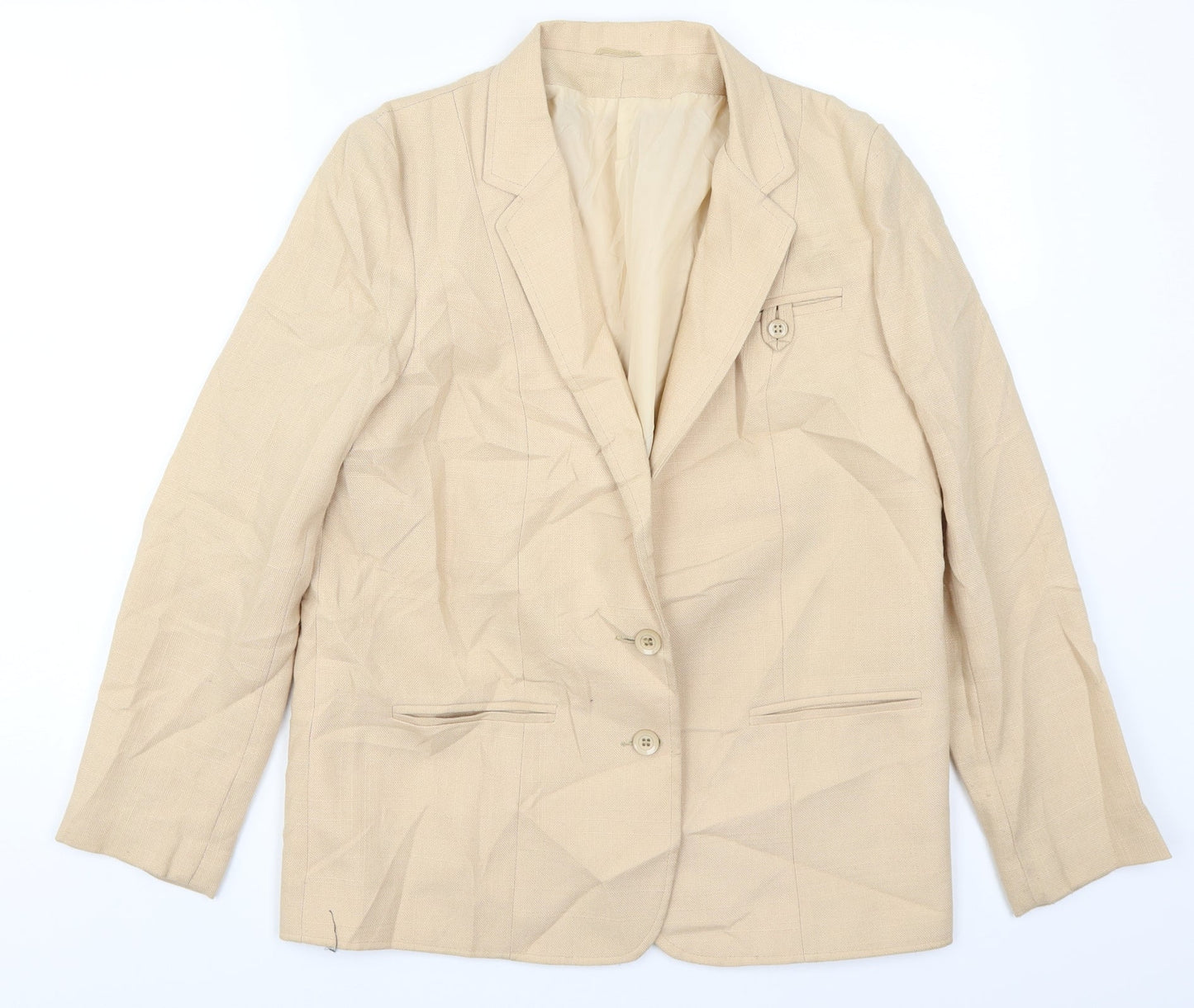Keynote Womens Beige   Jacket Suit Jacket Size 12