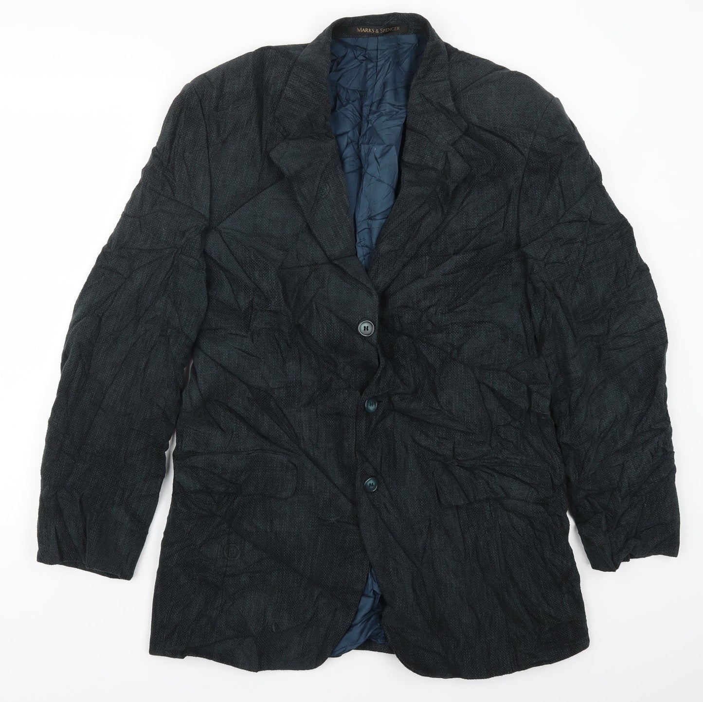 Marks and Spencer Mens Blue   Jacket Suit Jacket Size 40
