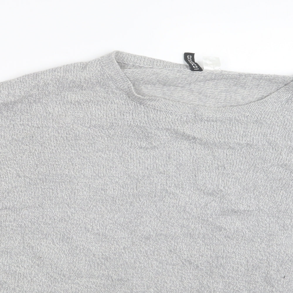 Divided by H&M Womens Grey  Knit Pullover Jumper Size L
