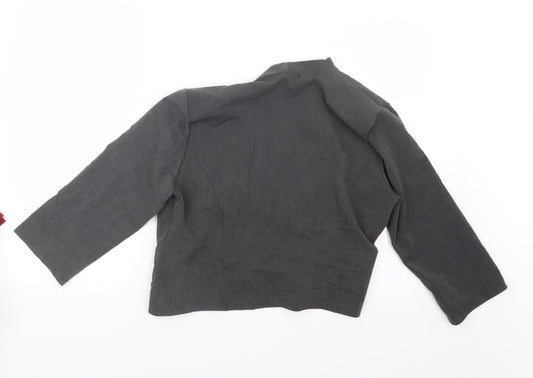 Charlotte Gold Womens Grey   Jacket  Size 14