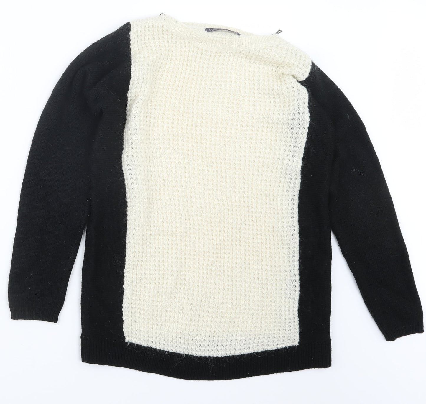 Marks and Spencer Womens Black  Knit Pullover Jumper Size 8