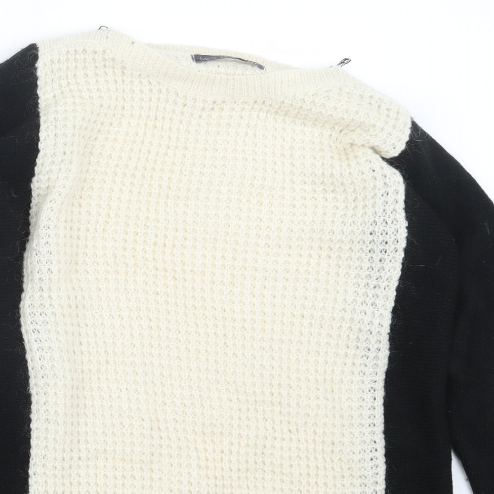 Marks and Spencer Womens Black  Knit Pullover Jumper Size 8