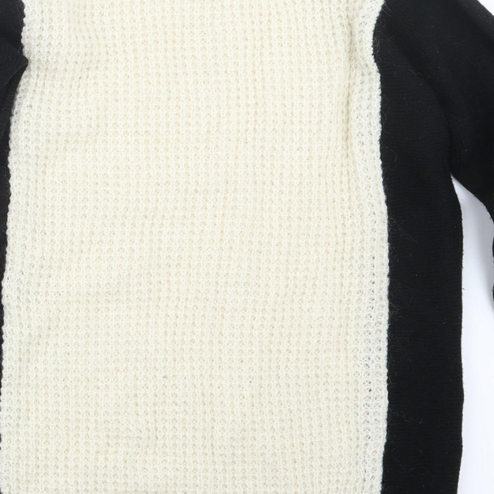 Marks and Spencer Womens Black  Knit Pullover Jumper Size 8