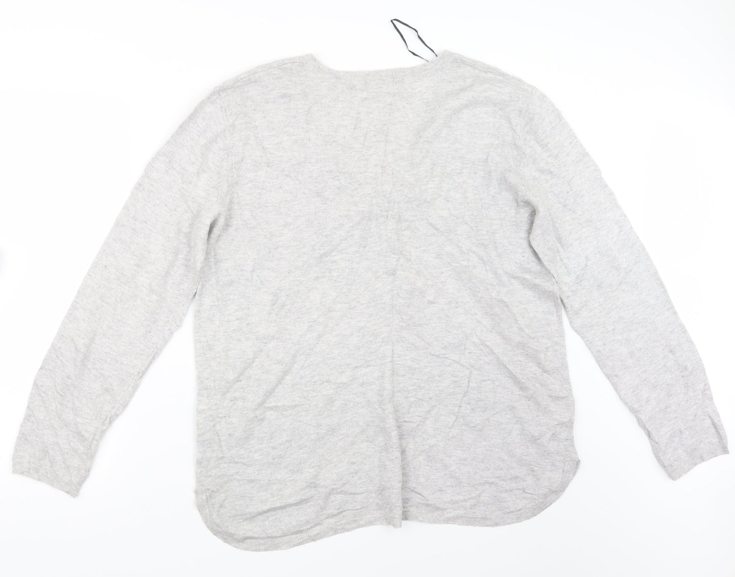 H&M Womens Grey   Pullover Jumper Size M