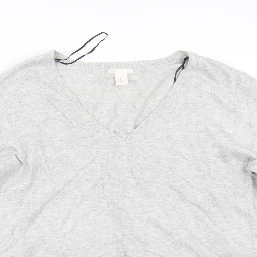 H&M Womens Grey   Pullover Jumper Size M