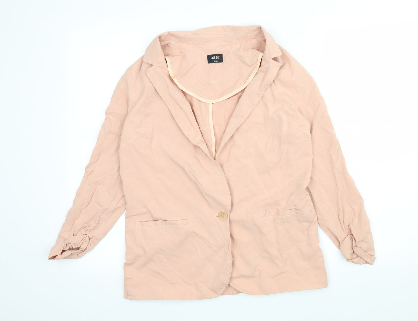Oasis Womens Pink   Jacket Blazer Size 12