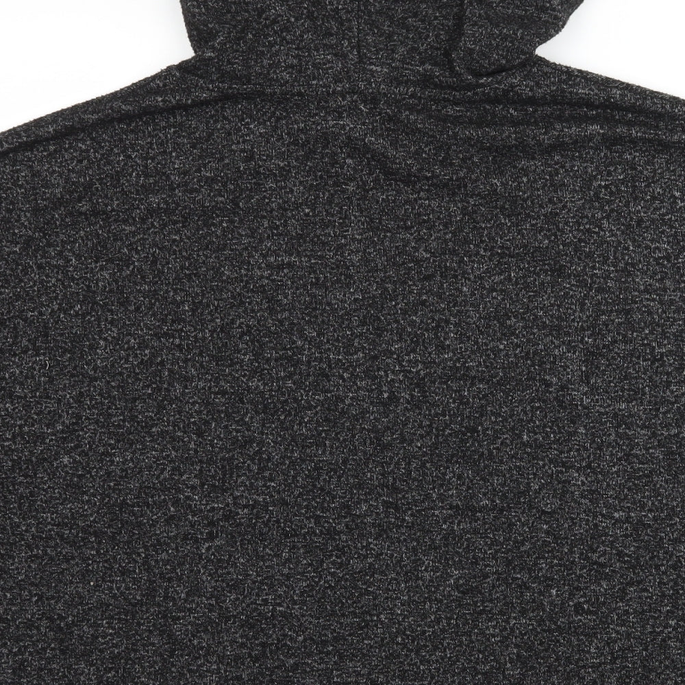 Peacocks Womens Grey  Jersey Pullover Hoodie Size 10