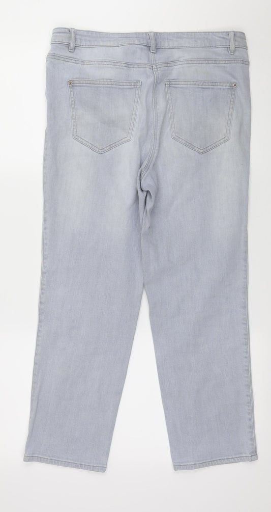 NEXT Womens Blue  Denim Skinny Jeans Size 12 L24 in