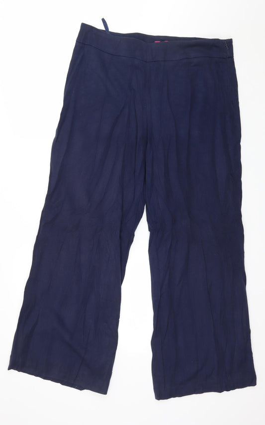 Together Womens Blue   Trousers  Size 14 L28 in