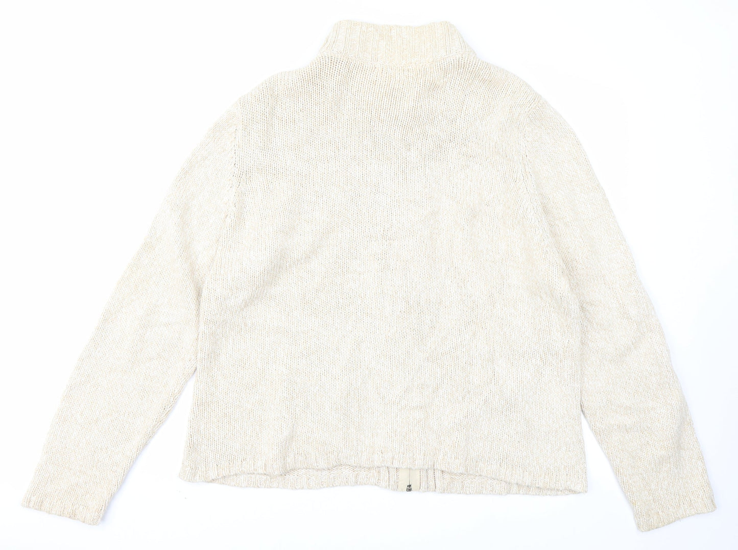 Papaya Womens Beige  Knit Cardigan Jumper Size 20