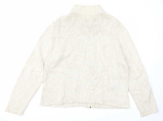 Papaya Womens Beige  Knit Cardigan Jumper Size 20