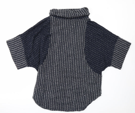 Izabel Womens Blue  Knit Pullover Jumper Size 8