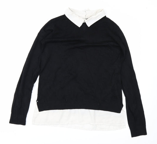 Dorothy Perkins Womens Black   Pullover Jumper Size 10