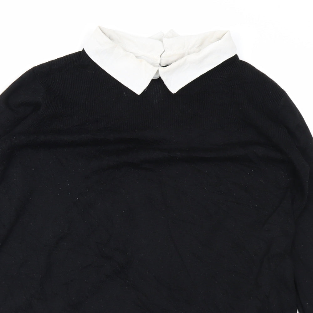 Dorothy Perkins Womens Black   Pullover Jumper Size 10