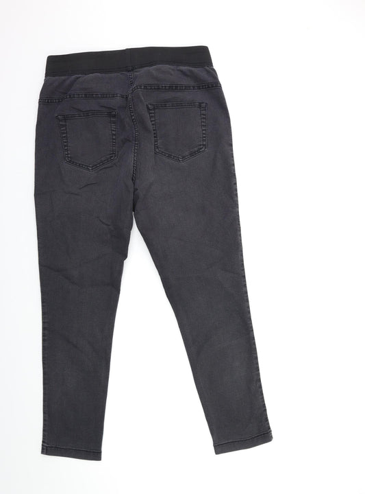 Marks and Spencer Womens Black  Denim Jegging Jeans Size 32 in L26 in
