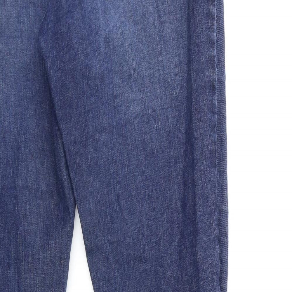 Preworn Womens Blue  Denim Skinny Jeans Size 8 L29 in