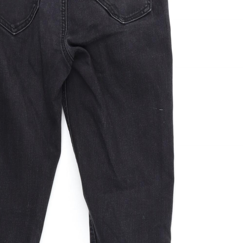 NEXT Womens Black  Denim Skinny Jeans Size 10 L28 in