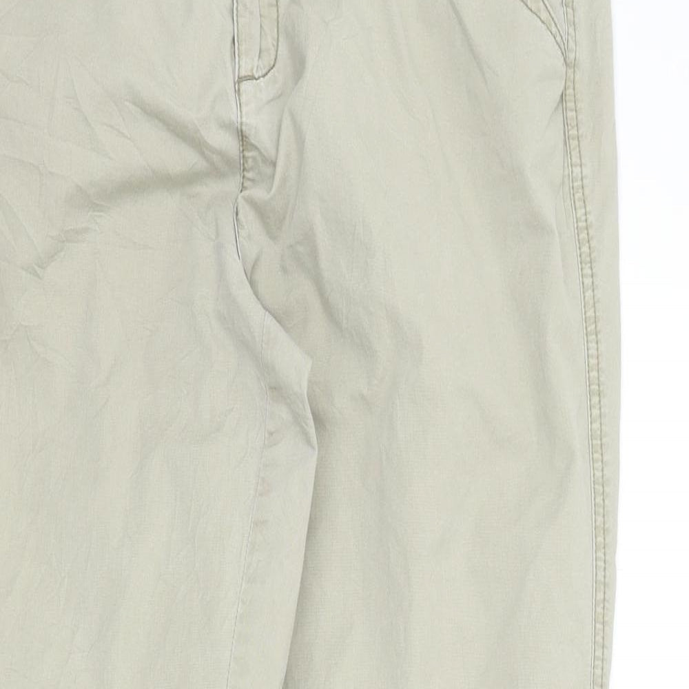 M&S Womens Beige   Trousers  Size 12 L29 in