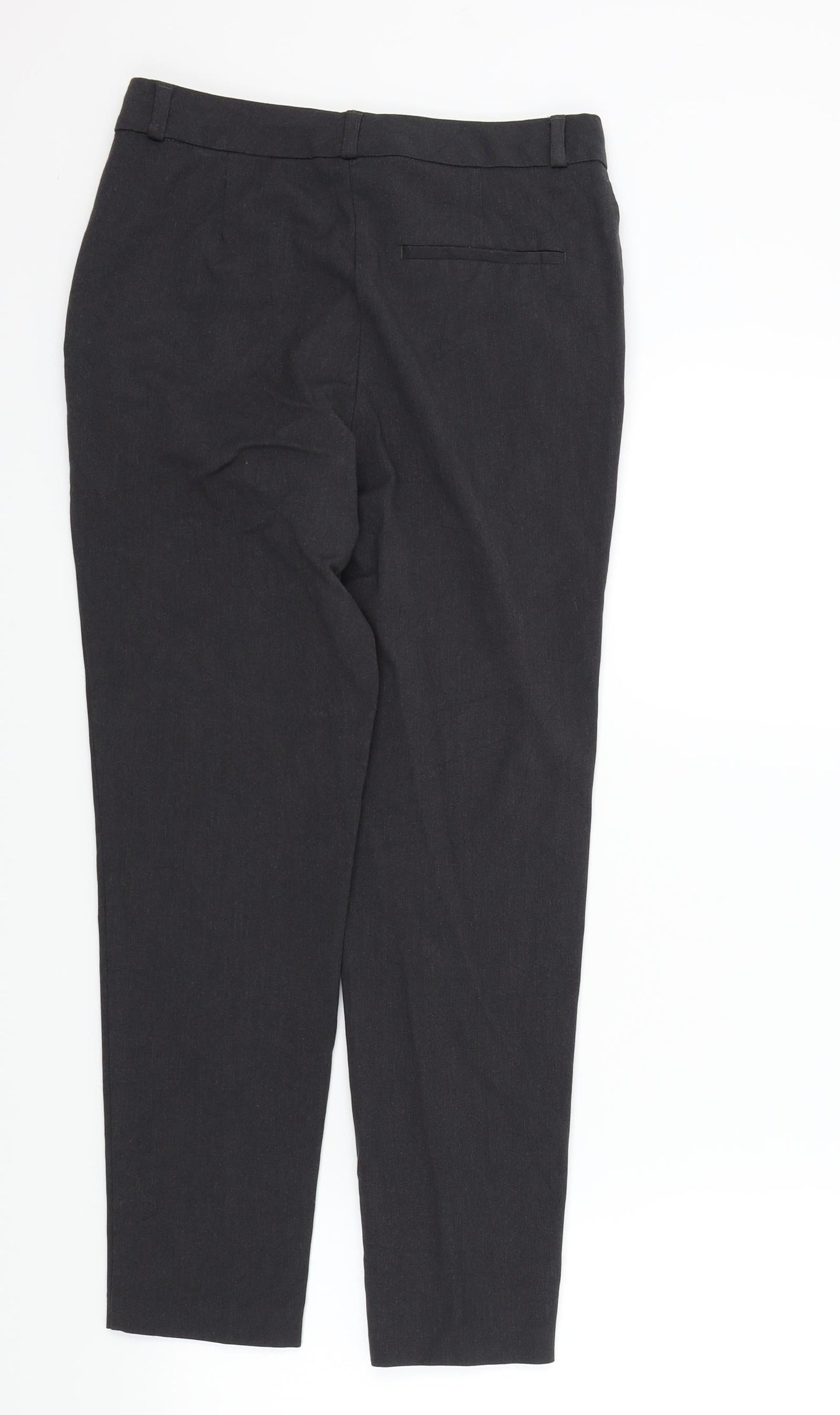 M&S Womens Grey   Trousers  Size 8 L24 in
