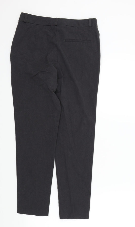 M&S Womens Grey   Trousers  Size 8 L24 in