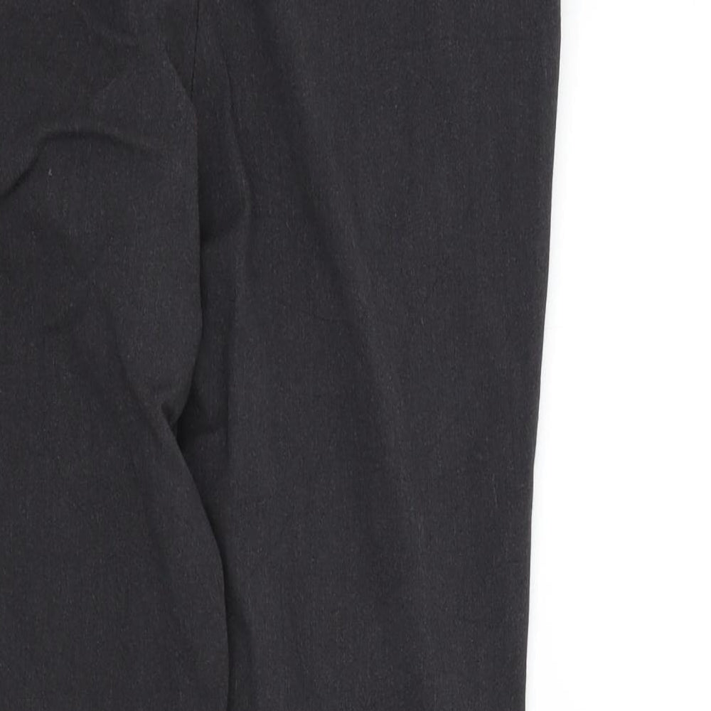 M&S Womens Grey   Trousers  Size 8 L24 in