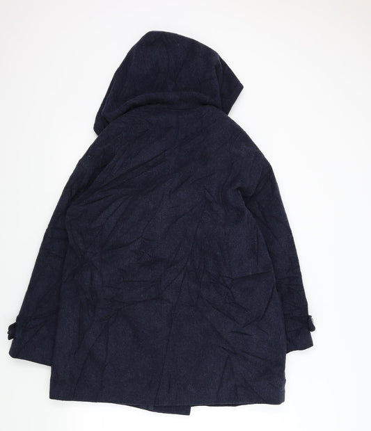 House of Fraser Womens Blue   Jacket Coat Size 12