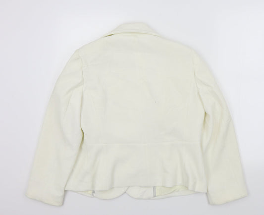 M&S Womens White   Jacket