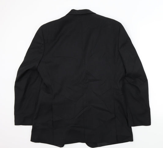 greenwood Mens Black   Jacket Suit Jacket Size L