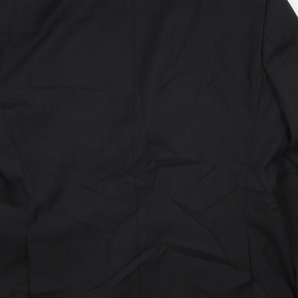greenwood Mens Black   Jacket Suit Jacket Size L