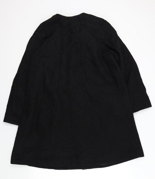 H&M Womens Black   Jacket Coat Size 12