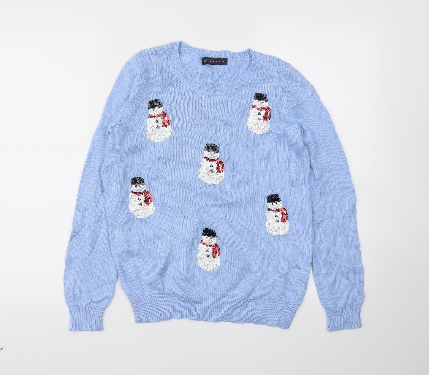 M&S Womens Blue   Pullover Jumper Size S
