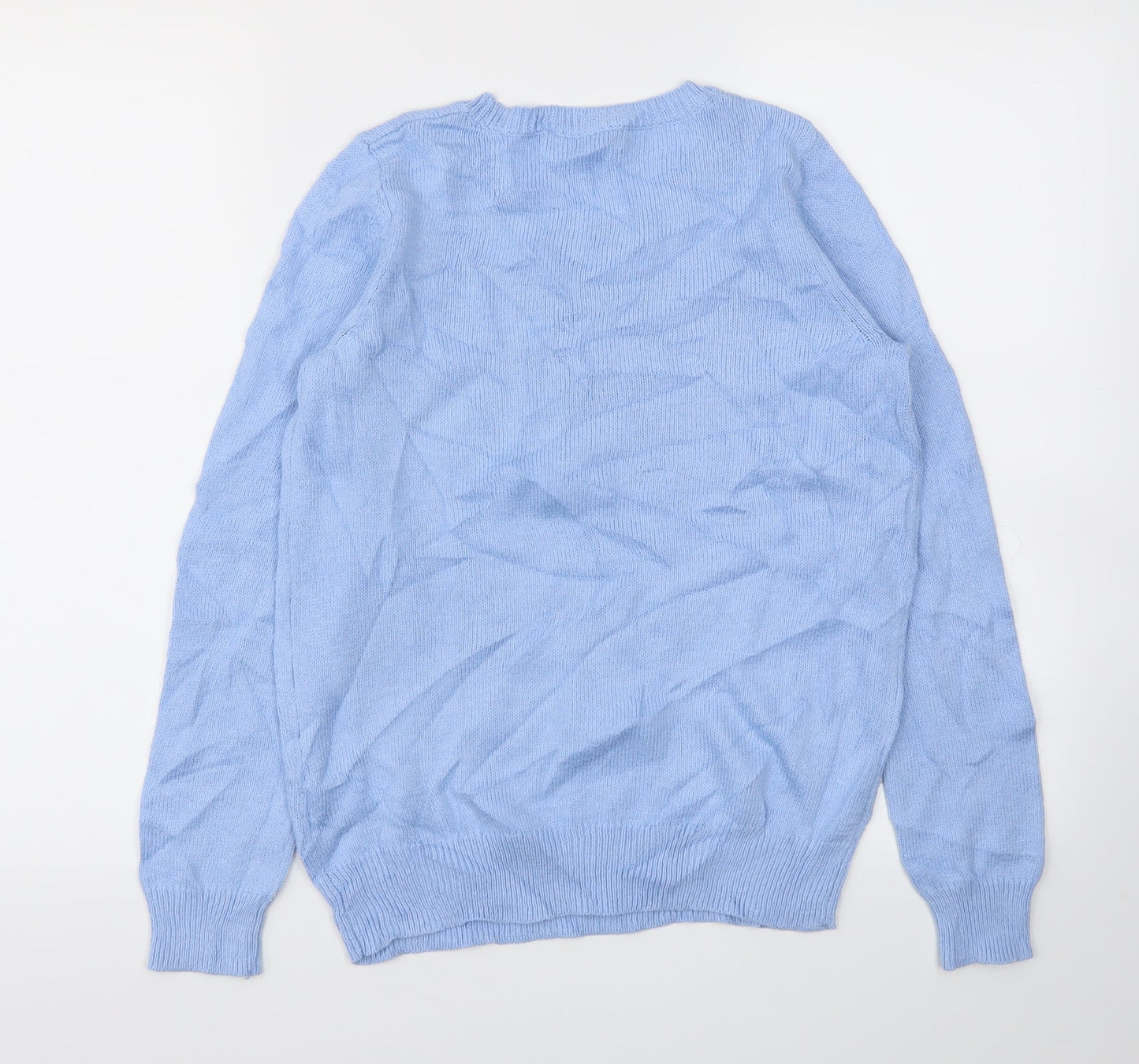 M&S Womens Blue   Pullover Jumper Size S