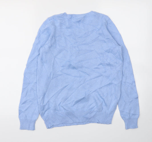 M&S Womens Blue   Pullover Jumper Size S
