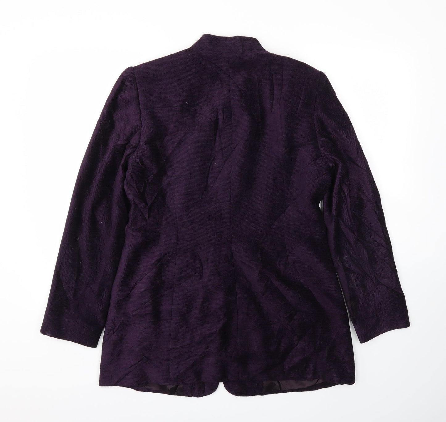 CALSUALS Womens Purple   Jacket Blazer Size 12