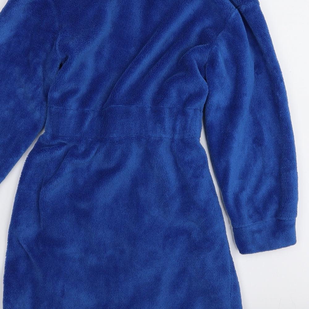 M Boys Blue Solid   Gown Size 5-6 Years