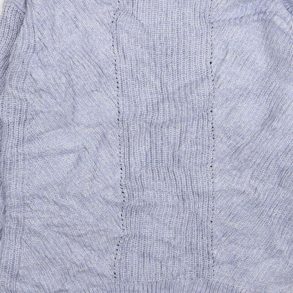 M&S Womens Blue   Pullover Jumper Size S