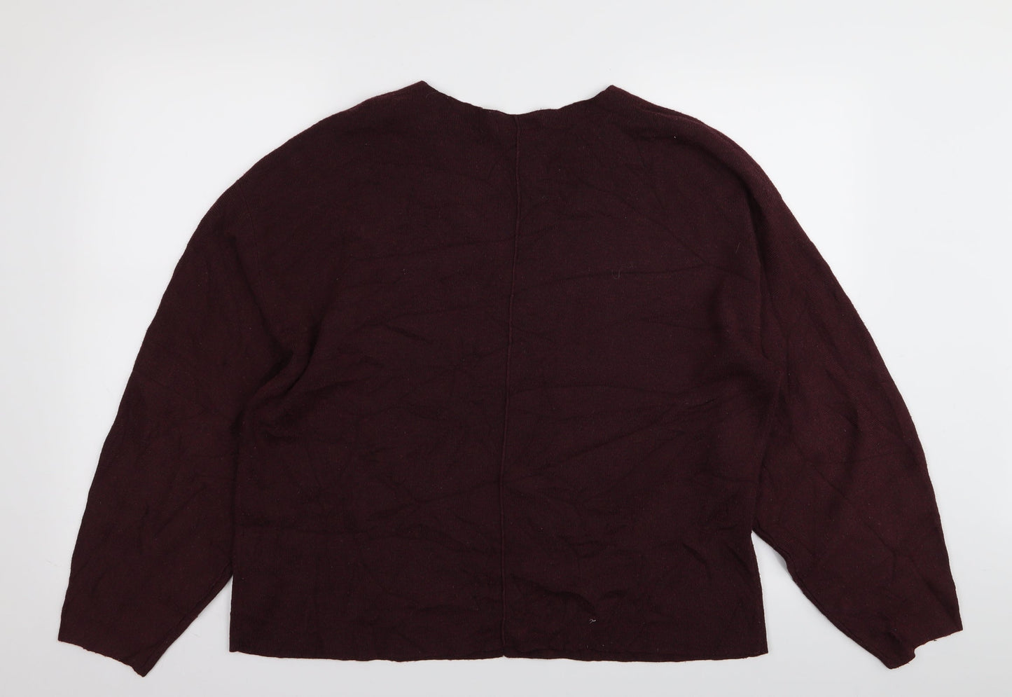 H&M Womens Red   Pullover Jumper Size M