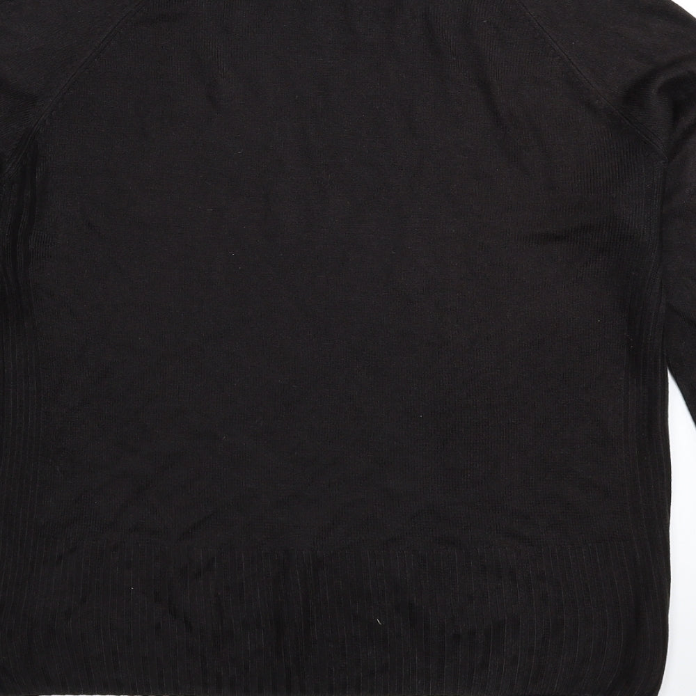Per Una Womens Grey  Knit Pullover Jumper Size 10
