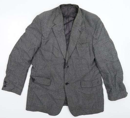 Preworn Mens Grey   Jacket Suit Jacket Size 44