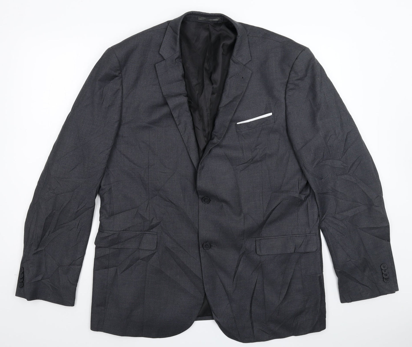 Cedar Wood State Mens Grey   Jacket Suit Jacket Size 46